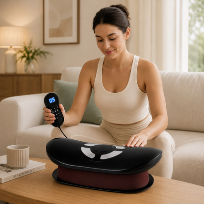 Height Adjustable Lumbar Traction Massager