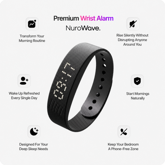 NuroWave RiseBand — Wrist Vibration Alarm