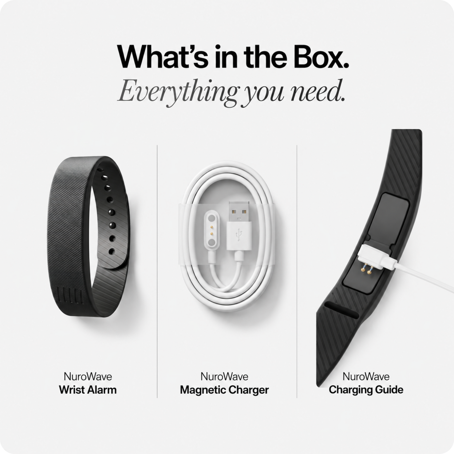 NuroWave RiseBand — Wrist Vibration Alarm